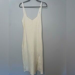 Abercrombie NWT Midi white dress